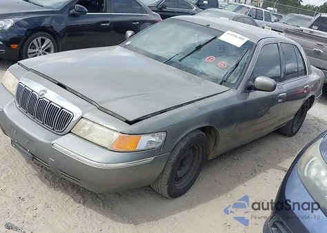 1999 Mercury Grand Marquis Gs из США, поврежденный, VIN 2MEFM74W4XX631219